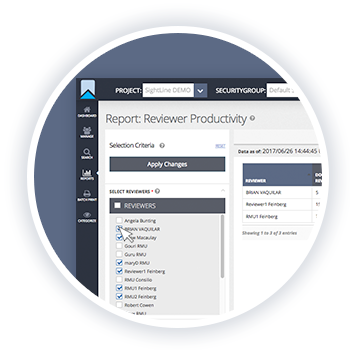 Report:Reviewer Productivity Screenshot